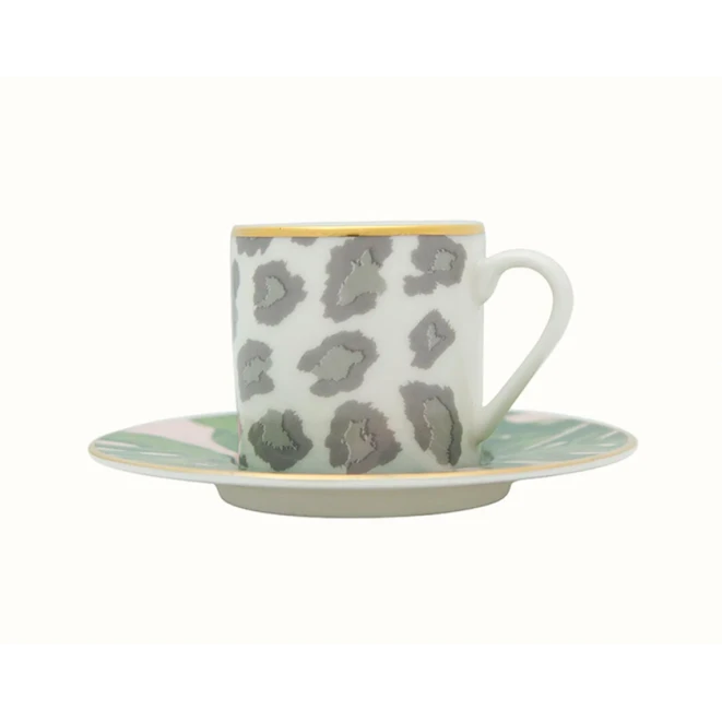 Кофейная пара Porland Africa Desen 04ALM005856, фарфор, 90 мл