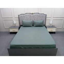 Простыня на резинке TZE-688, темно-зеленый, 180х200 см Простыня на резинке TZE-688, темно-зеленый, 180х200 см