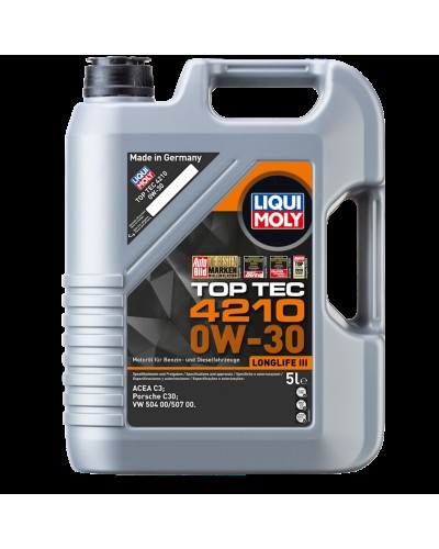 Motor yağı Liqui Moly Top Tec 4210 0W-30, 5 l