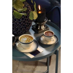 Набор чайный Kutahya Porselen Lima NNLM12CT890004, 127 мл, 12 предметов, белый/синий Набор чайный Kutahya Porselen Lima NNLM12CT890004, 127 мл, 12 предметов, белый/синий