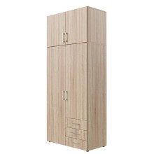 Şkaf Art Mebel Art-100-31, bej, laminat, 210х100х50 sm