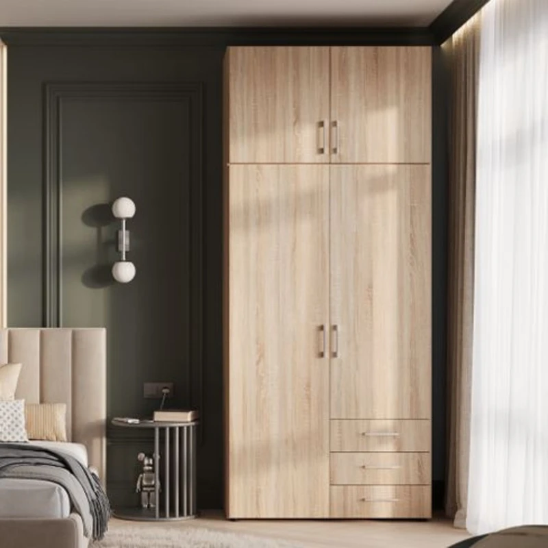 Шкаф Art Mebel Art-100-31, бежевый, ламинат, 210х100х50 см Шкаф Art Mebel Art-100-31, бежевый, ламинат, 210х100х50 см