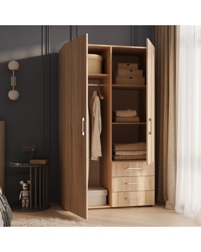 Şkaf Art Mebel Art-100-31, bej, laminat, 210х100х50 sm