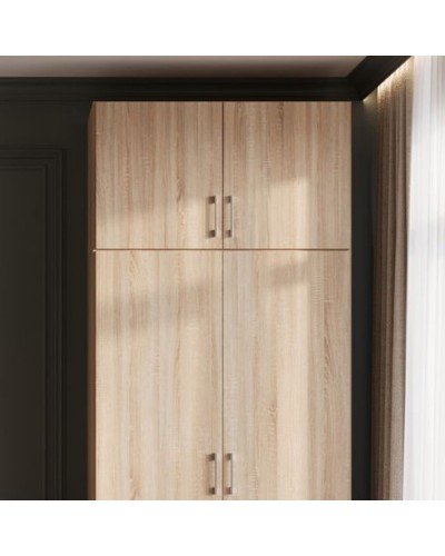 Şkaf Art Mebel Art-100-31, bej, laminat, 210х100х50 sm