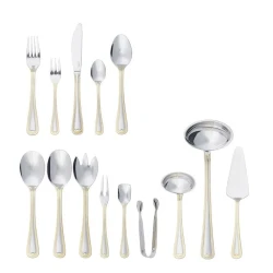Набор столовых приборов Gipfel Valencia 51406, на 12 персон, 72 предмета, нержавеющая сталь, серебристый Набор столовых приборов Gipfel Valencia 51406, на 12 персон, 72 предмета, нержавеющая сталь, серебристый