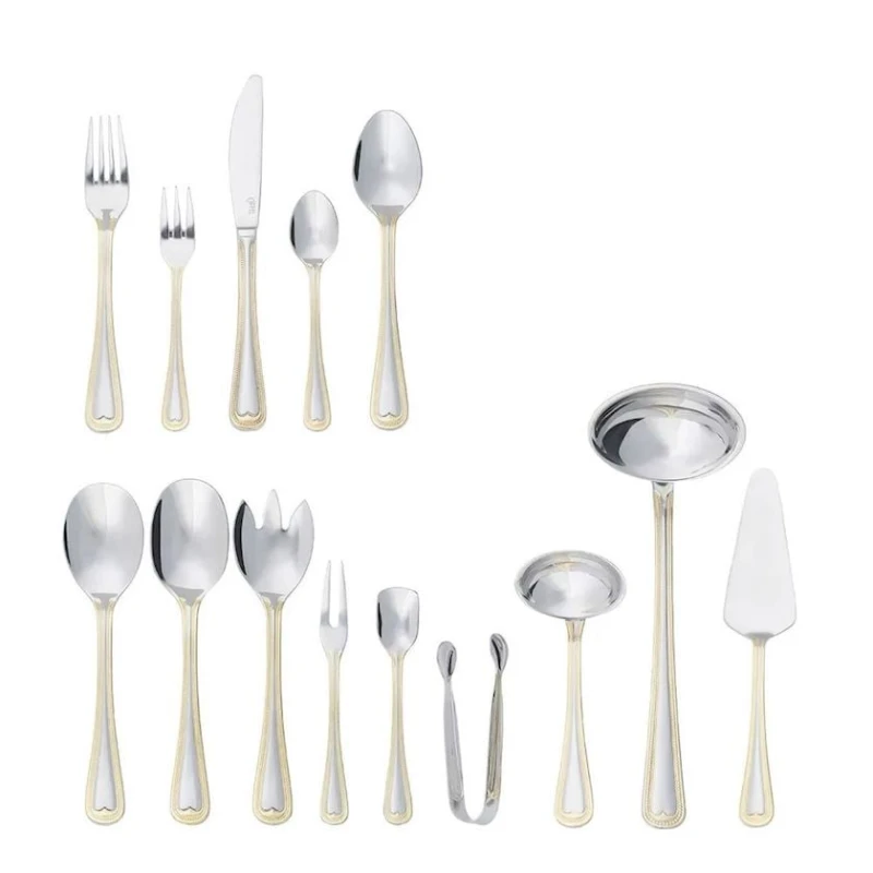 Набор столовых приборов Gipfel Valencia 51406, на 12 персон, 72 предмета, нержавеющая сталь, серебристый Набор столовых приборов Gipfel Valencia 51406, на 12 персон, 72 предмета, нержавеющая сталь, серебристый