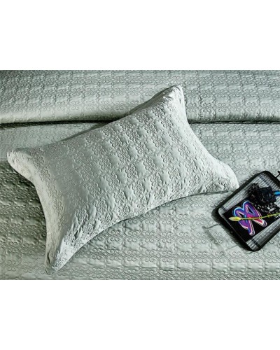 Dəst MiraNova SF-775, satin, ikinəfərlik, yaşıl, örtük 250х250 sm, yastıq üzü 60х80 sm/2 əd