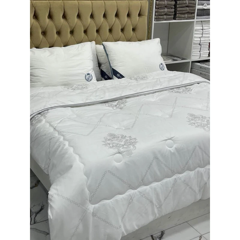 Одеяло First Home SHA-00002599, двуспальное, хлопок/бамбук, разноцветное, 195x215 см Одеяло First Home SHA-00002599, двуспальное, хлопок/бамбук, разноцветное, 195x215 см