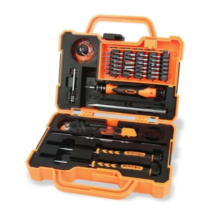 Набор инструментов Jakemy JM-8139 47 в 1-ом, черный/оранжевый