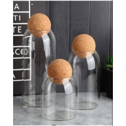 Набор контейнеров для хранения., стекло, 3 шт Набор контейнеров для хранения., стекло, 3 шт