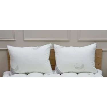 Подушка для сна Hanzadə SHA-00002843, белая, 50x70 см, 1 шт