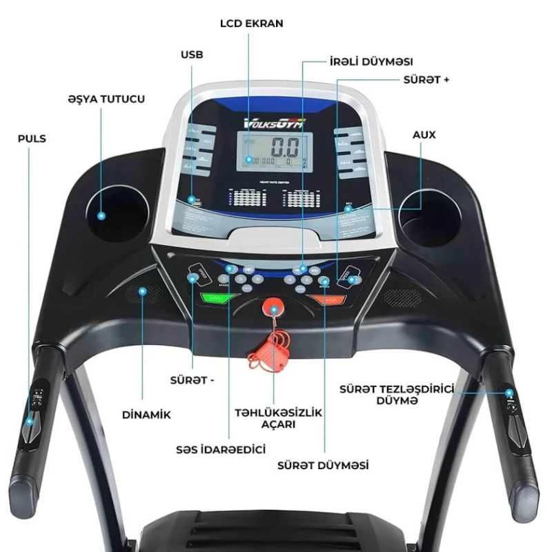 Беговая дорожка Volks GYM VG K30i+ Беговая дорожка Volks GYM VG K30i+