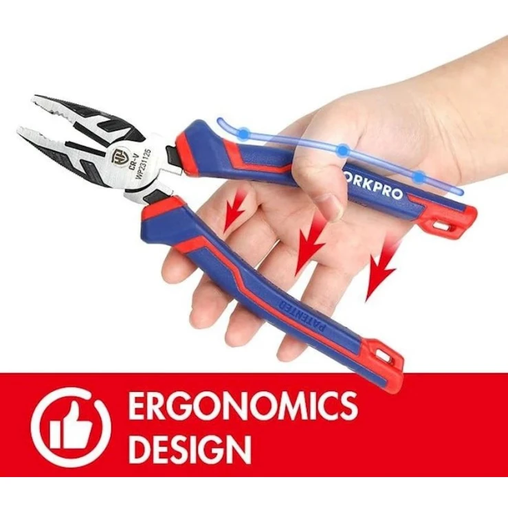 Пассатижи Workpro WP231125 200 мм Пассатижи Workpro WP231125 200 мм