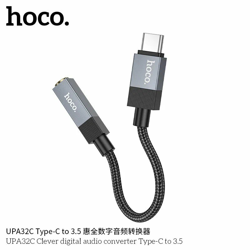 Аудиоадаптер Hoco UPA32C Type-C на 3.5mm