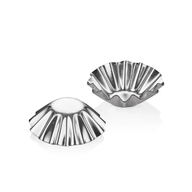 Формочки для кексов Bager, 6 шт, сталь, 8, 5х2, 5 см Формочки для кексов Bager, 6 шт, сталь, 8, 5х2, 5 см