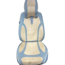Чехол на сидения smr277, бежевый/голубой