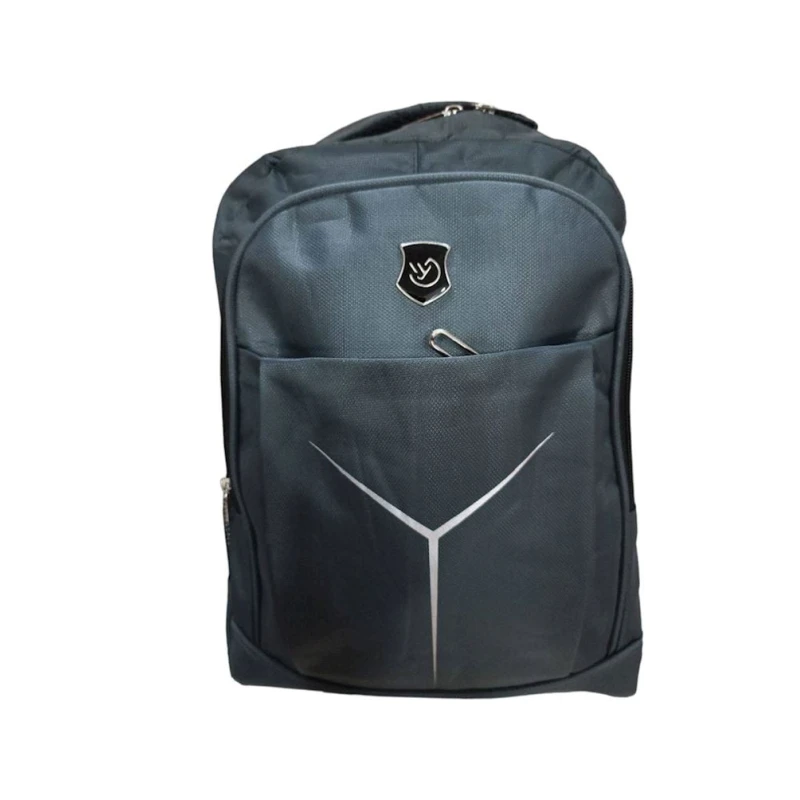 Məktəbli bel çantası M-129_S_1, neylon, boz