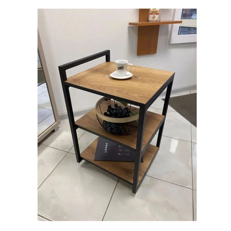 Этажерка Kongo Votan, 65.5x36x40 см, коричневая Этажерка Kongo Votan, 65.5x36x40 см, коричневая