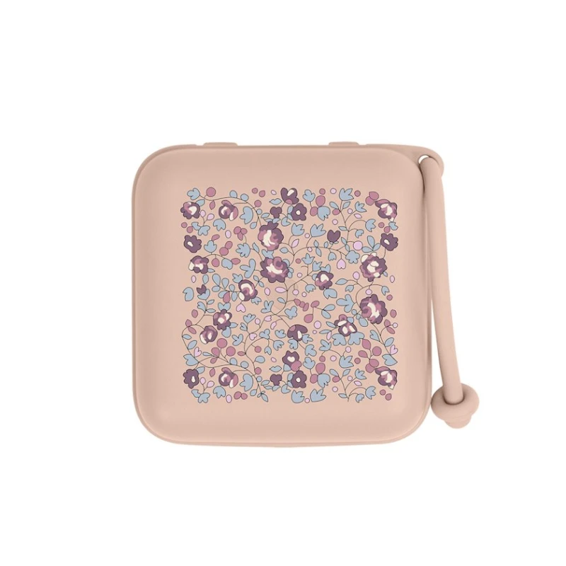 Футляр для пустышек BIBS Liberty Eloise Blush, полипропилен/силикон Футляр для пустышек BIBS Liberty Eloise Blush, полипропилен/силикон