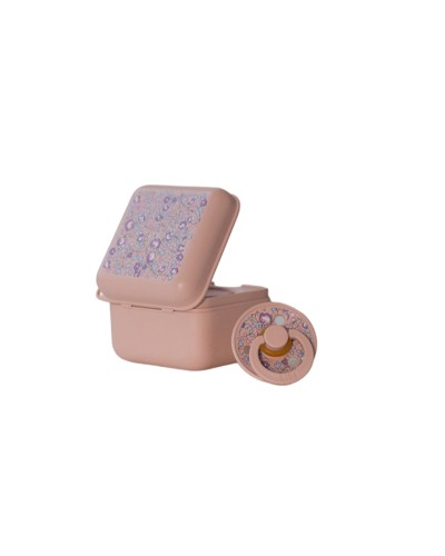 Əmziklər üçün qutu BIBS Liberty Eloise Blush, polipropilen/silikon