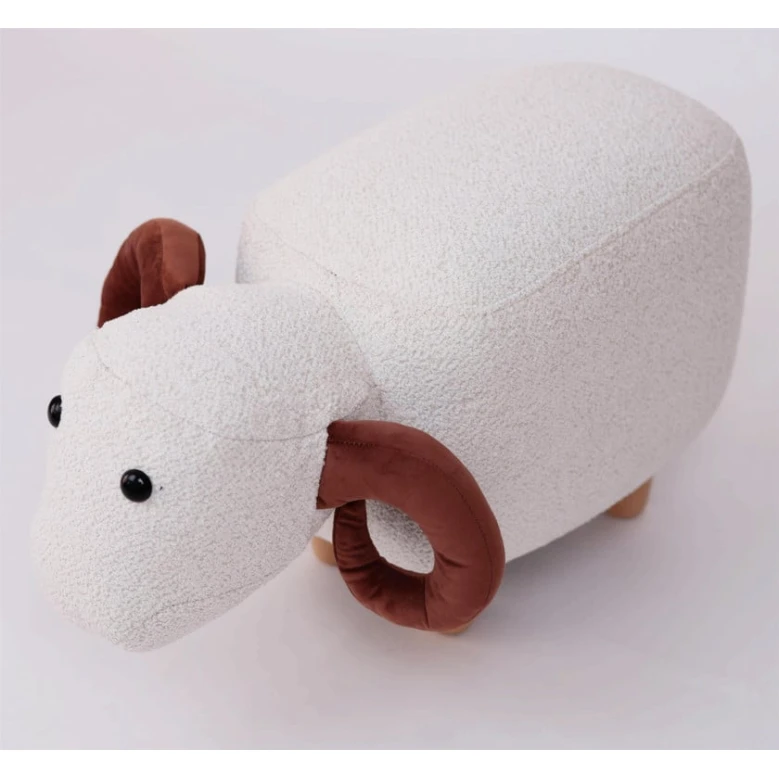 Uşaq üçün Ağ Qoç pufik Uşaq üçün Ağ Qoç pufik