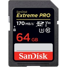 Yaddaş kartı Sandisk 64GB SDXC class 10 UHS-I U3 Extreme Pro