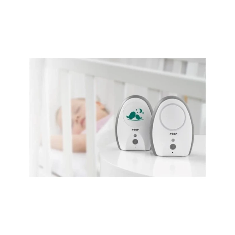 Радионяня Reer Neo Digital, белая/серая