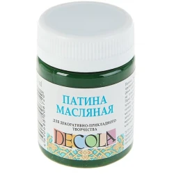 Патина масляная Decola, зелёный, 50 мл