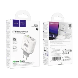 Сетевое зарядное устройство Hoco C139A Rock White