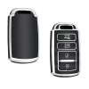 Чехол для автомобильных ключей AVTO085292 для Hyundai/Kia, черный/серебристый