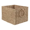Корзина для хранения JYSK Greg, морская водоросль/сталь, бежевый, 25x33x20 см