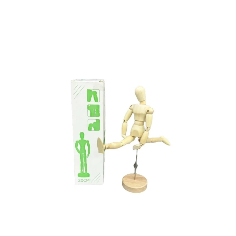 Rəsm çəkmə üçün maneken Невская палитра Сонет, qadın, taxta, 20 sm Rəsm çəkmə üçün maneken Невская палитра Сонет, qadın, taxta, 20 sm