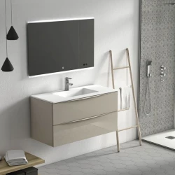 Комплект мебели для ванной Kral 2211, серый, 80x50/70 см, 3 предмета