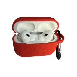 Чехол для Airpods Pro, силиконовый, красный Alo aks