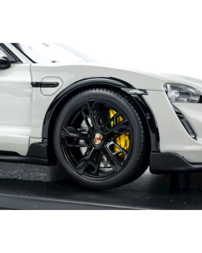 Oyuncaq maşın GT Spirit Diecast Porsche Taycan Turbo S Cross Turismo, boz