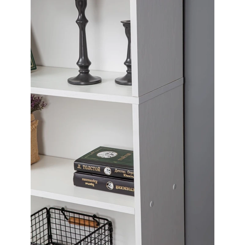 Полка напольная Letta, белая, ЛДСП, 107x24x60 см Полка напольная Letta, белая, ЛДСП, 107x24x60 см