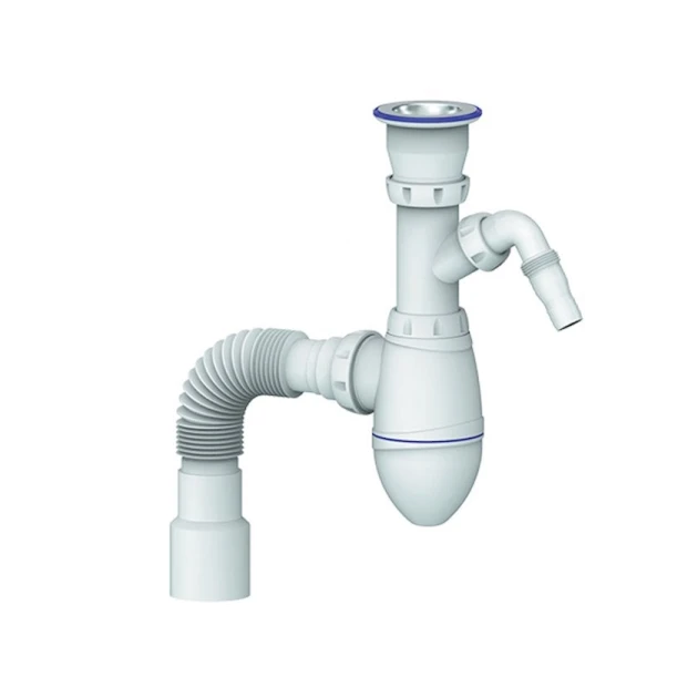 Сифон Unicorn A320V для раковины, белый Сифон Unicorn A320V для раковины, белый