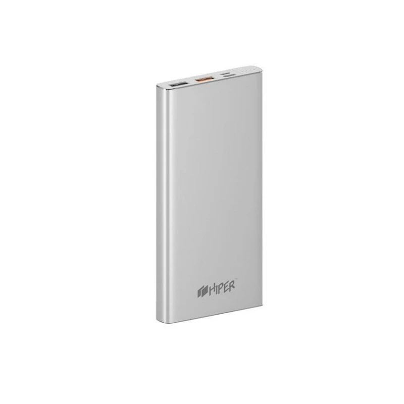 Внешний аккумулятор Hiper MPX10000 10000 mAh, Серебристый Внешний аккумулятор Hiper MPX10000 10000 mAh, Серебристый