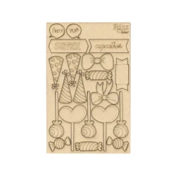 Чипборд для скрапбукинга Rosa Talent Cake Delicious 2