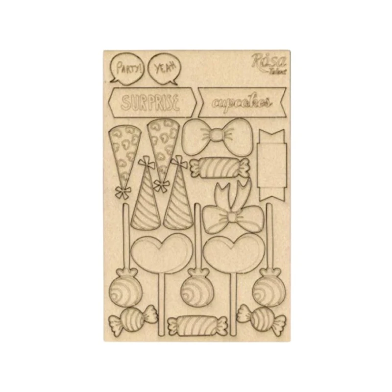 Чипборд для скрапбукинга Rosa Talent Cake Delicious 2 Чипборд для скрапбукинга Rosa Talent Cake Delicious 2