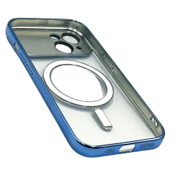 Чехол Auto Focus MagSafe для Apple iPhone 15 Blue