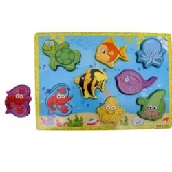 Деревянный пазл YATRI Ocean animals Деревянный пазл YATRI Ocean animals