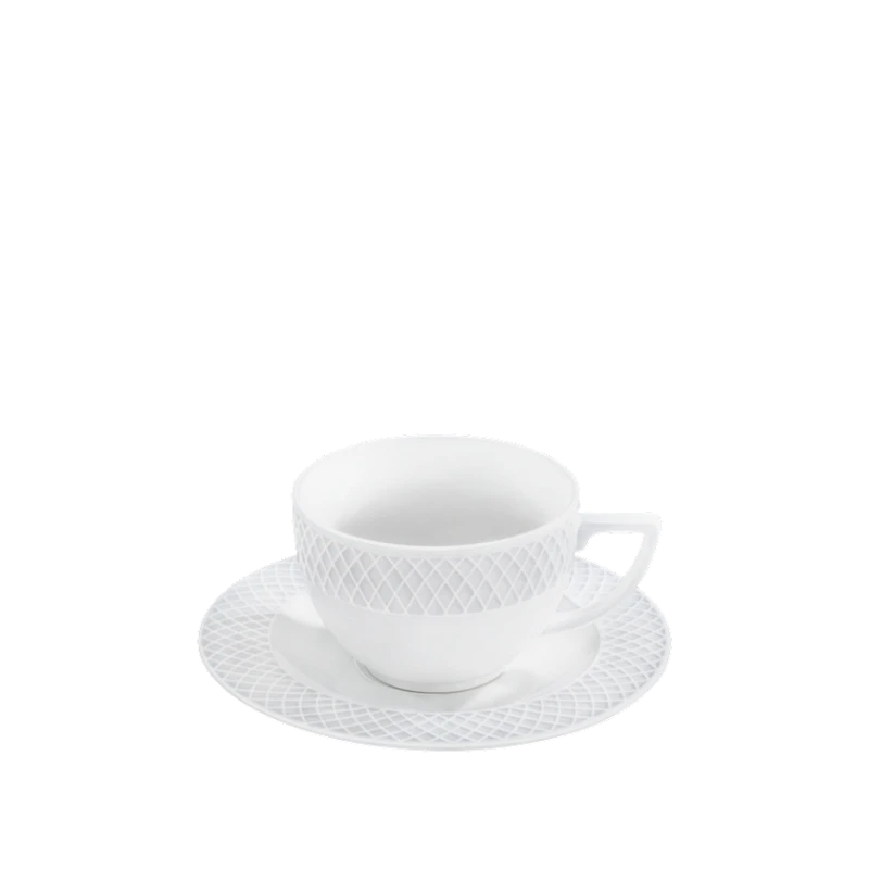 Чайная пара Wilmax WL- 880105, 2 шт, 240 мл, фарфор, белый