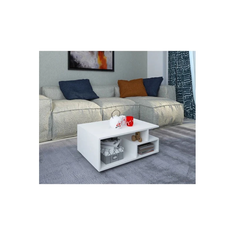 Jurnal masası Banrool ev_12551125, LDSP, ağ, 80x50x38 sm