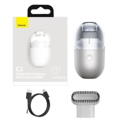 Simsiz əl tozsoranı Baseus C2 Desktop Capsule Vacuum Cleaner CRXCQC2-02 White Simsiz əl tozsoranı Baseus C2 Desktop Capsule Vacuum Cleaner CRXCQC2-02 White