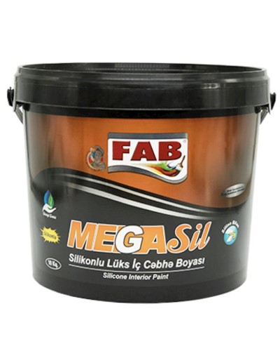 İç cəbhə boyası Fab boya Mega Sil, ağ, 25 kq