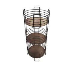 Этажерка для фруктов и овощей Kaveh NH-MPY3, трехъярусная, 27x65 см