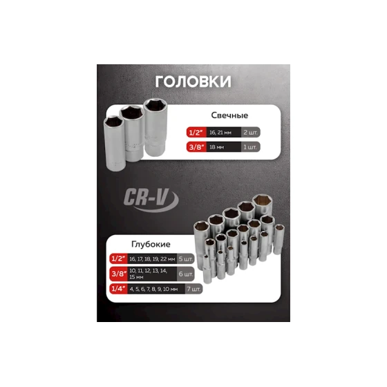 Набор инструментов Disen DS-38841, 216 предметов