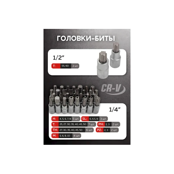 Набор инструментов Disen DS-38841, 216 предметов