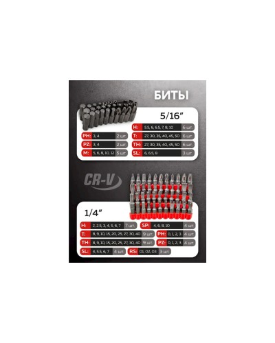 Alət dəsti Disen DS-38841, 216 əşya